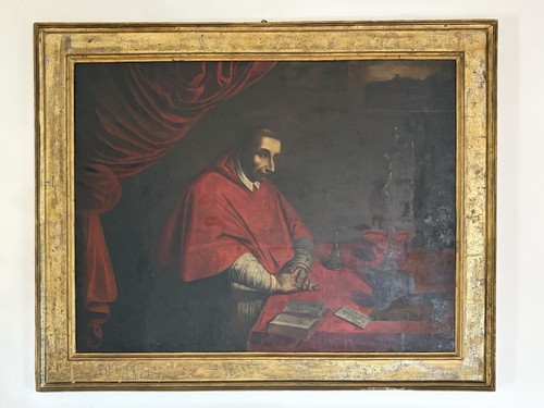 Dipinto antico 600 - san, carlo