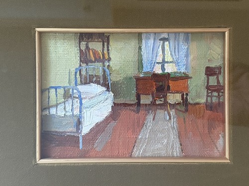 Dipinto olio tela - su, /