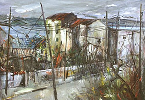 Dipinto olio tela - ad, su