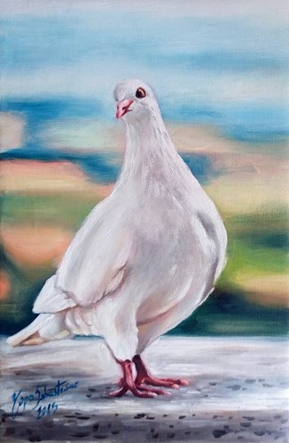 Dipinto colomba pasqua - , quadro