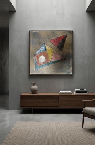 Quadro astratto geometrico - quadro,