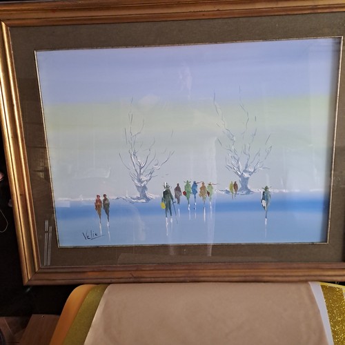 Velie dipinto olio tela - olio,