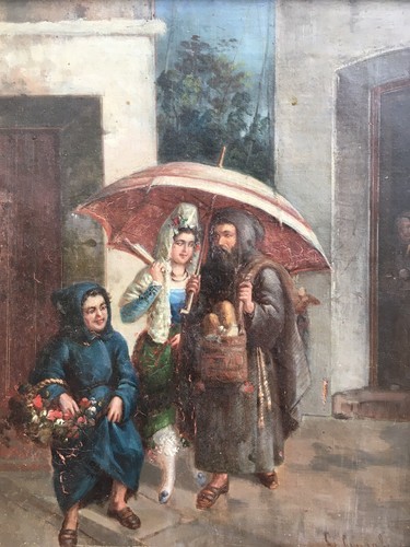 Dipinto olio tela xix - su,