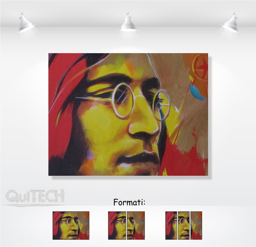 John lennon quadro - john,