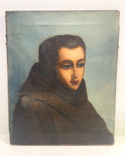 Antico quadro ritratto dipinto - antico,
