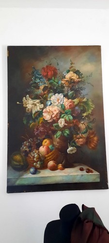 Dipinto olio tela fiori - dipinto,