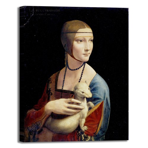 Vinci dama con ermellino - dama,
