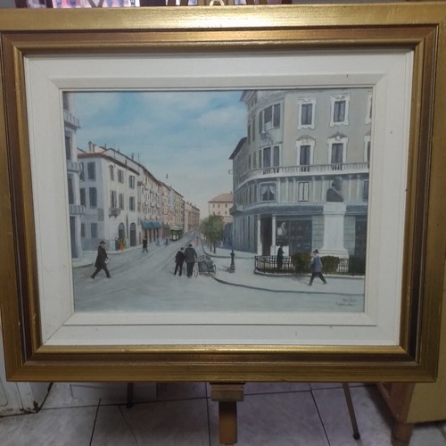 Dipinto olio tela - olio, su