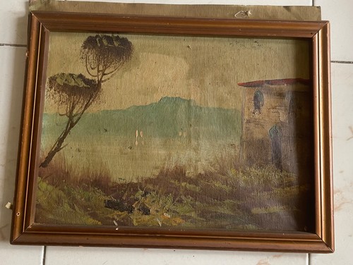 Dipinto tela paesaggio - dipinto, su